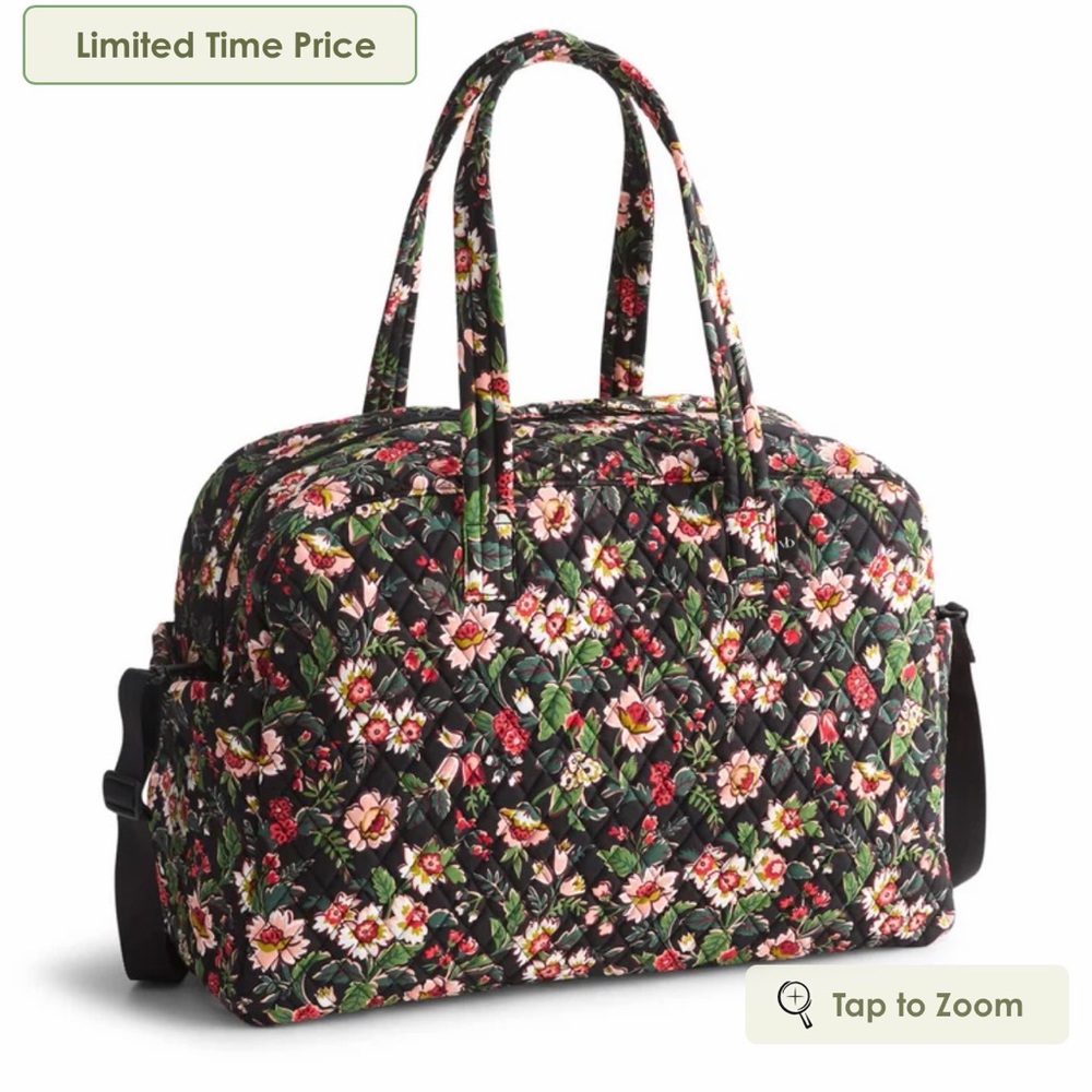 Vera Bradley Large Weekender Travel Bag